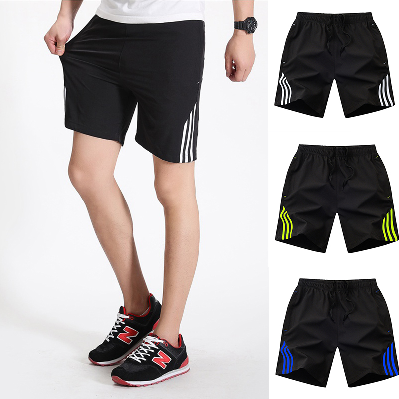 Summer New Sports Shorts Youth Casual Elastic Band Three Bars Large Size Quick-Dry Pants - Image 9