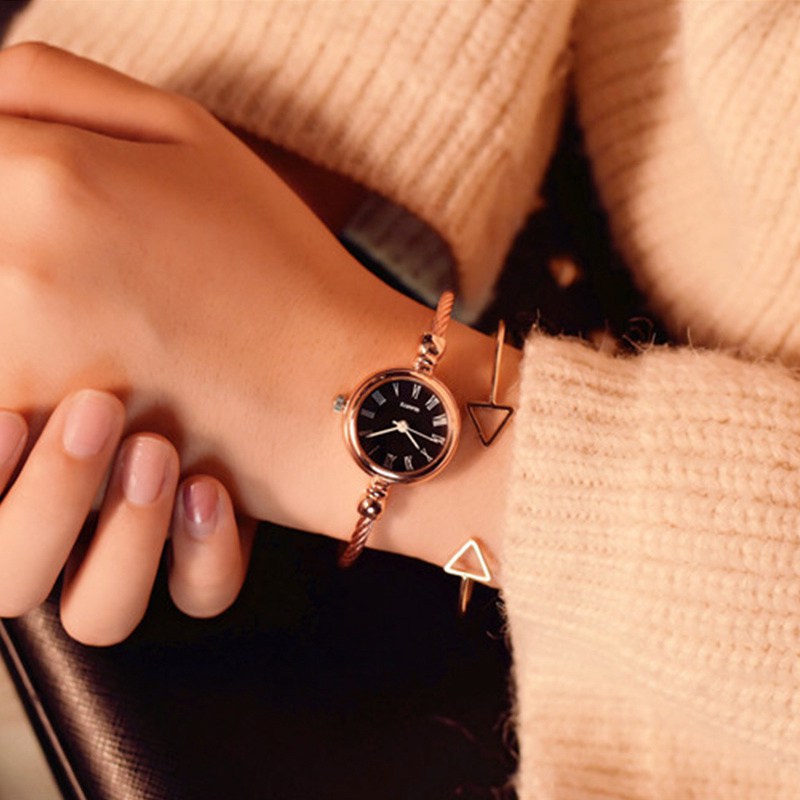 ZZ Bracelet Watch for Girls Student Minimalist Small Thin Strap Ins Retro Easy Matching Small Fresh Opening - Image 10