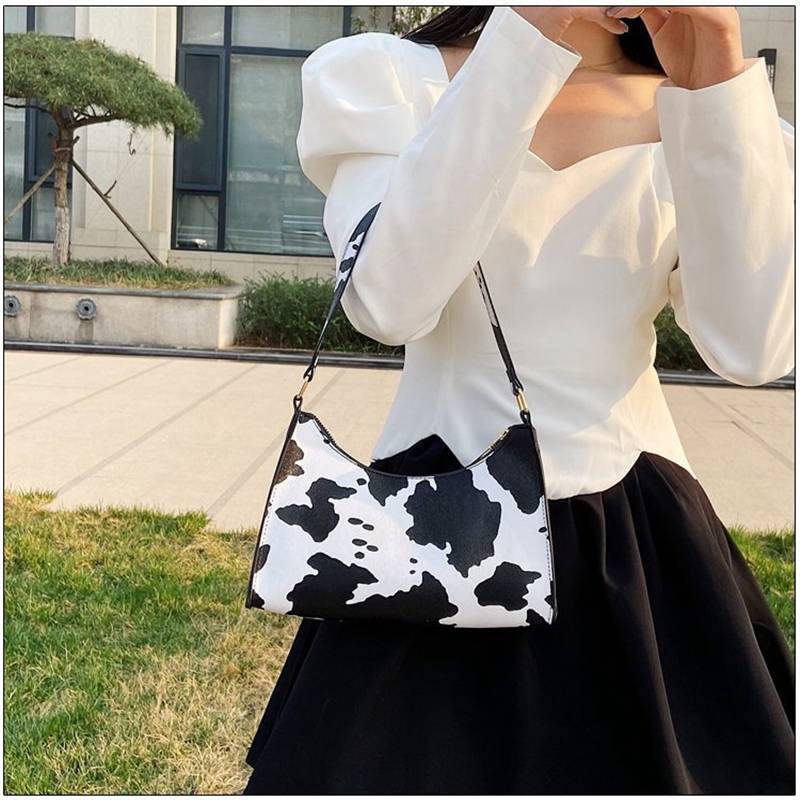 Fashion Zebra Print Women Luxury Handbag PU Leather Simple Underarm Shoulder Bags Female Daily Design Totes Purse Pouch - Image 11