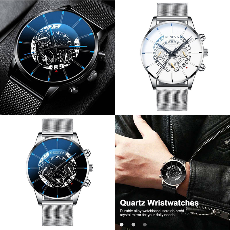 ZZ Mens Army Military Wrist Watch Stainless Steel Quartz Date Analog Sports Watches - Image 16