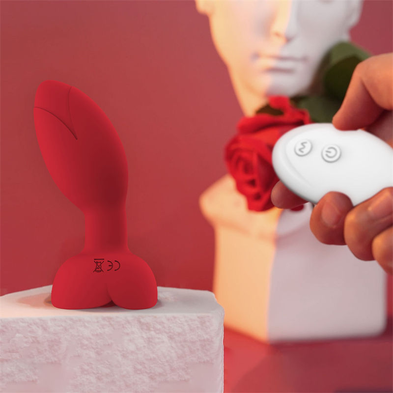 Popular Rotating Vibrating Anal Plug App Remote Control Adult Supplies Flirting Anal Vibration