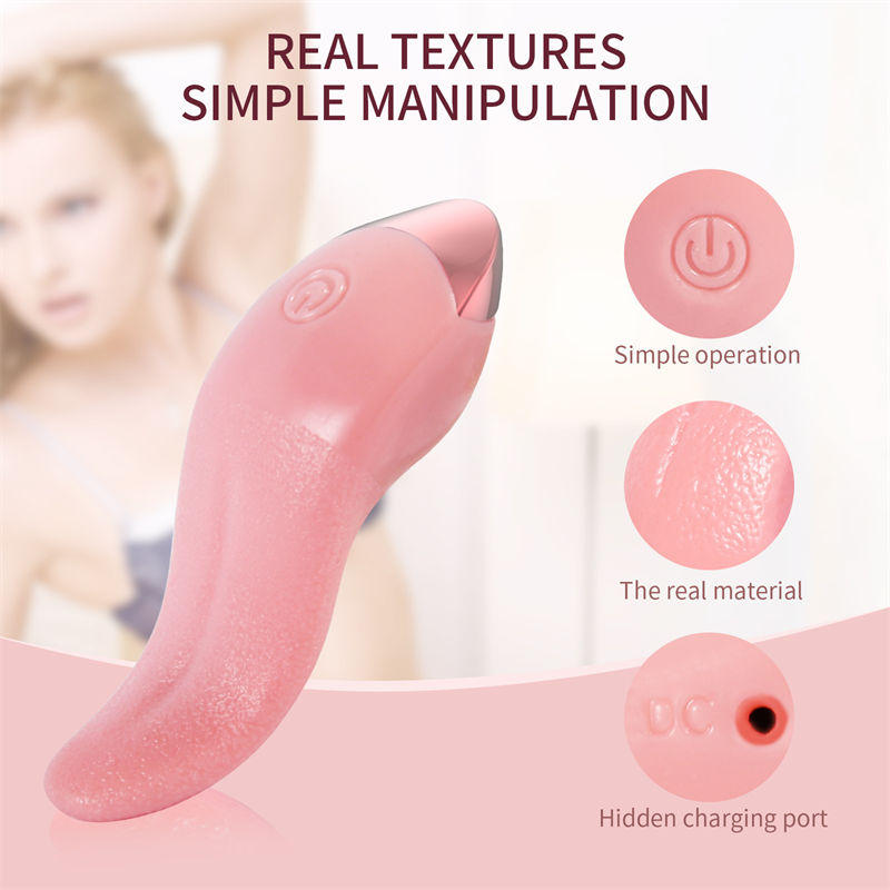 Adult Supplies Female Tongue Licking Mute Teasing Heating Electric Vibrator Emulational Tongue Masturbation Device Sex Toys - Image 13