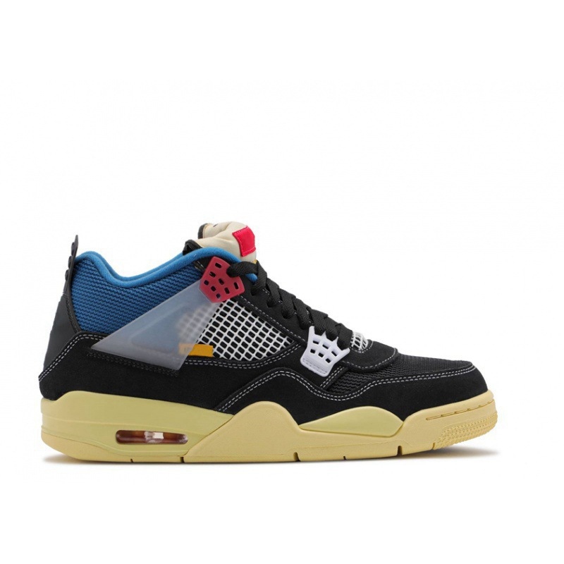 Air Jordan 4 Retro Fire Red Military Blue Purple-rot casual sports shoes Metallic AJ4 - Image 3