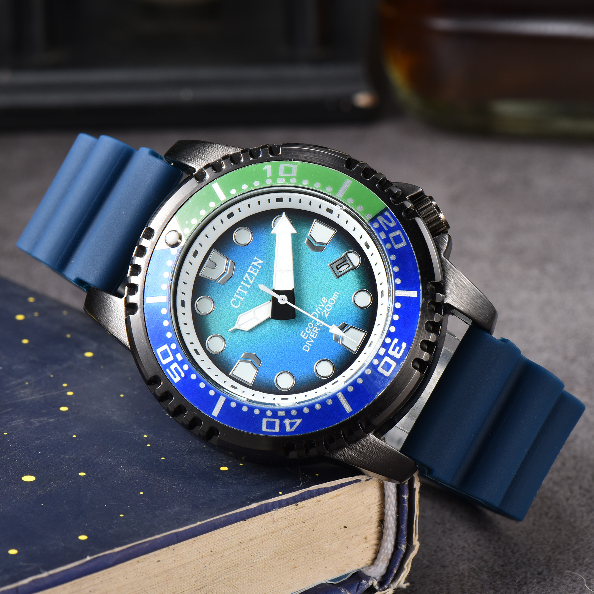 Citizen Promaster Dive 3-Pin Work Series Quartz Watch Rubber Belt watch C Promaster Dive - Image 14
