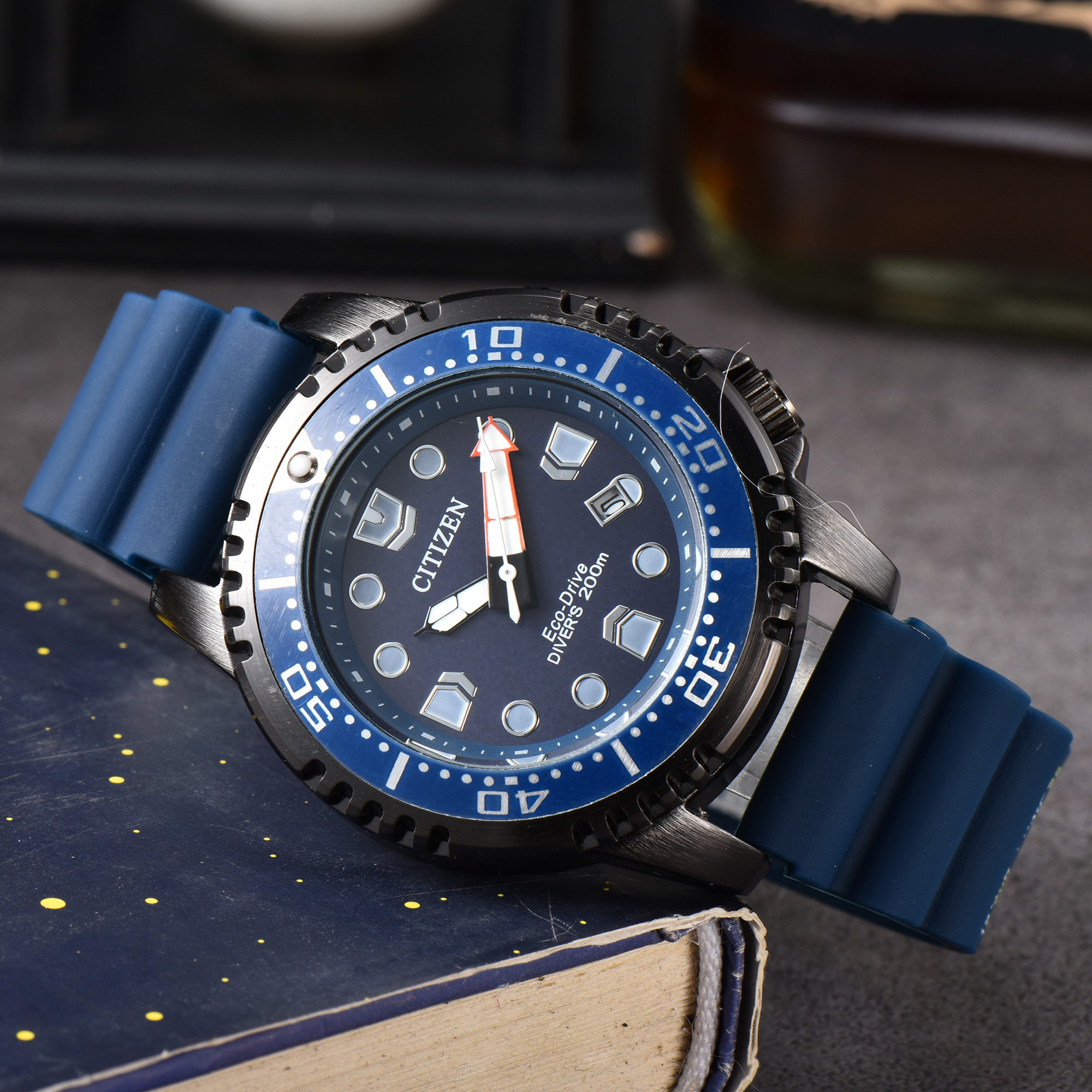Citizen Promaster Dive 3-Pin Work Series Quartz Watch Rubber Belt watch C Promaster Dive - Image 15