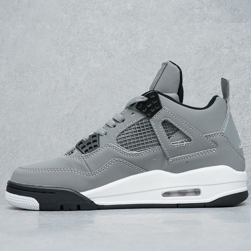Air Jordan 4 Retro Fire Red Military Blue Purple-rot casual sports shoes Metallic AJ4 - Image 20