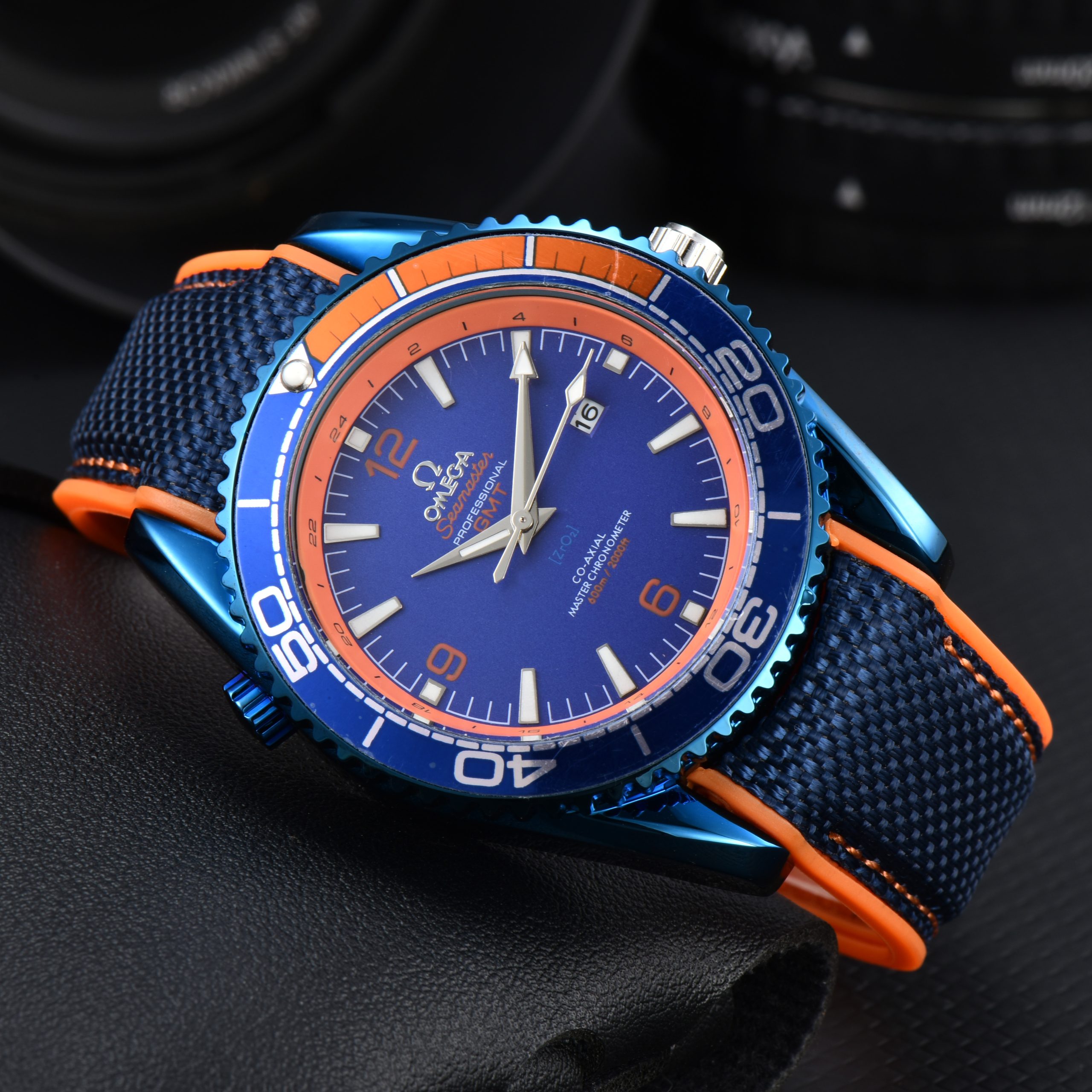 Omega Seamaster Planet Ocean 600M Men's Watch 3-pin Calendar Quartz Watch O SPO600 - Image 4