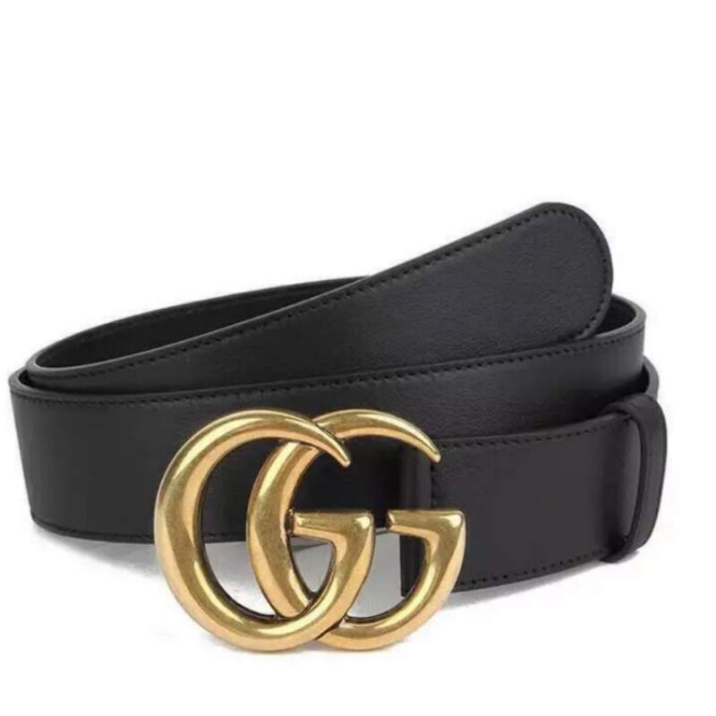 GUCCI GG Marmont wide belt thin belt Leather Belts Jeans Belt  2.0/4.0 CM New GG Marmont