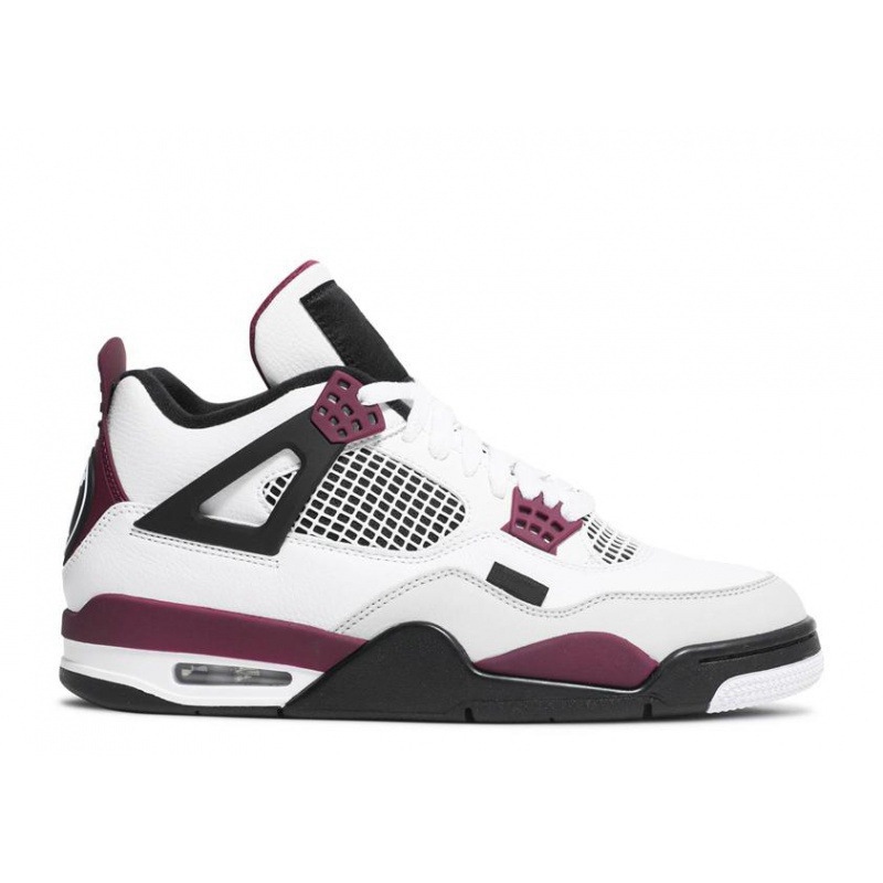 Air Jordan 4 Retro Fire Red Military Blue Purple-rot casual sports shoes Metallic AJ4 - Image 6