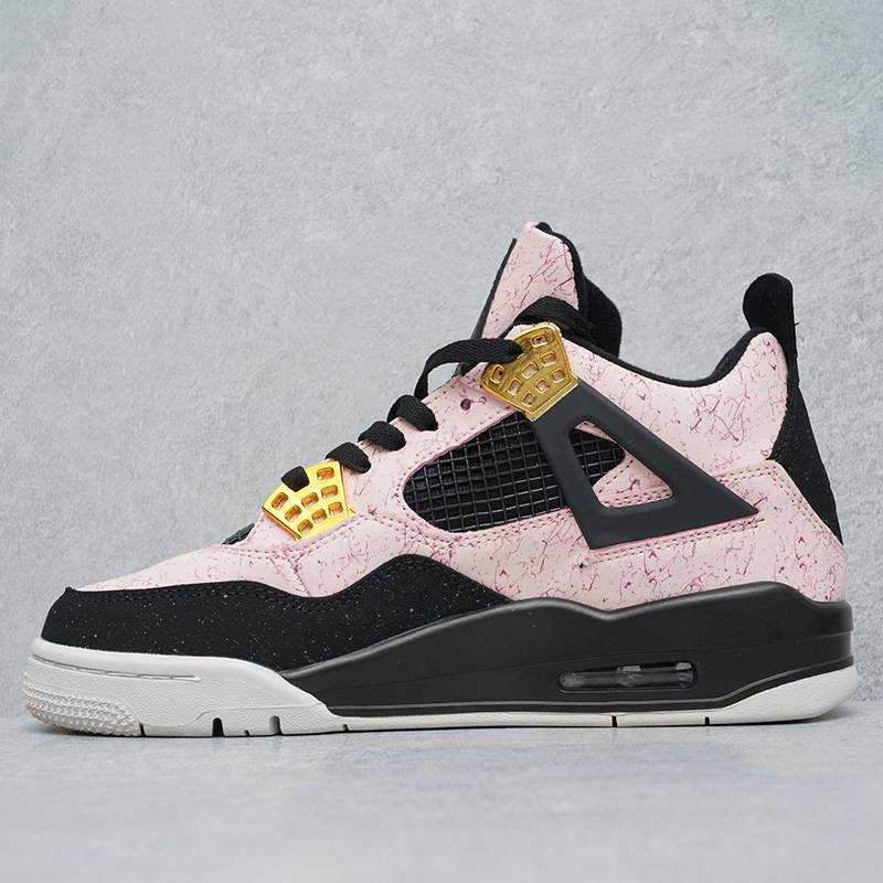 Air Jordan 4 Retro Fire Red Military Blue Purple-rot casual sports shoes Metallic AJ4 - Image 35