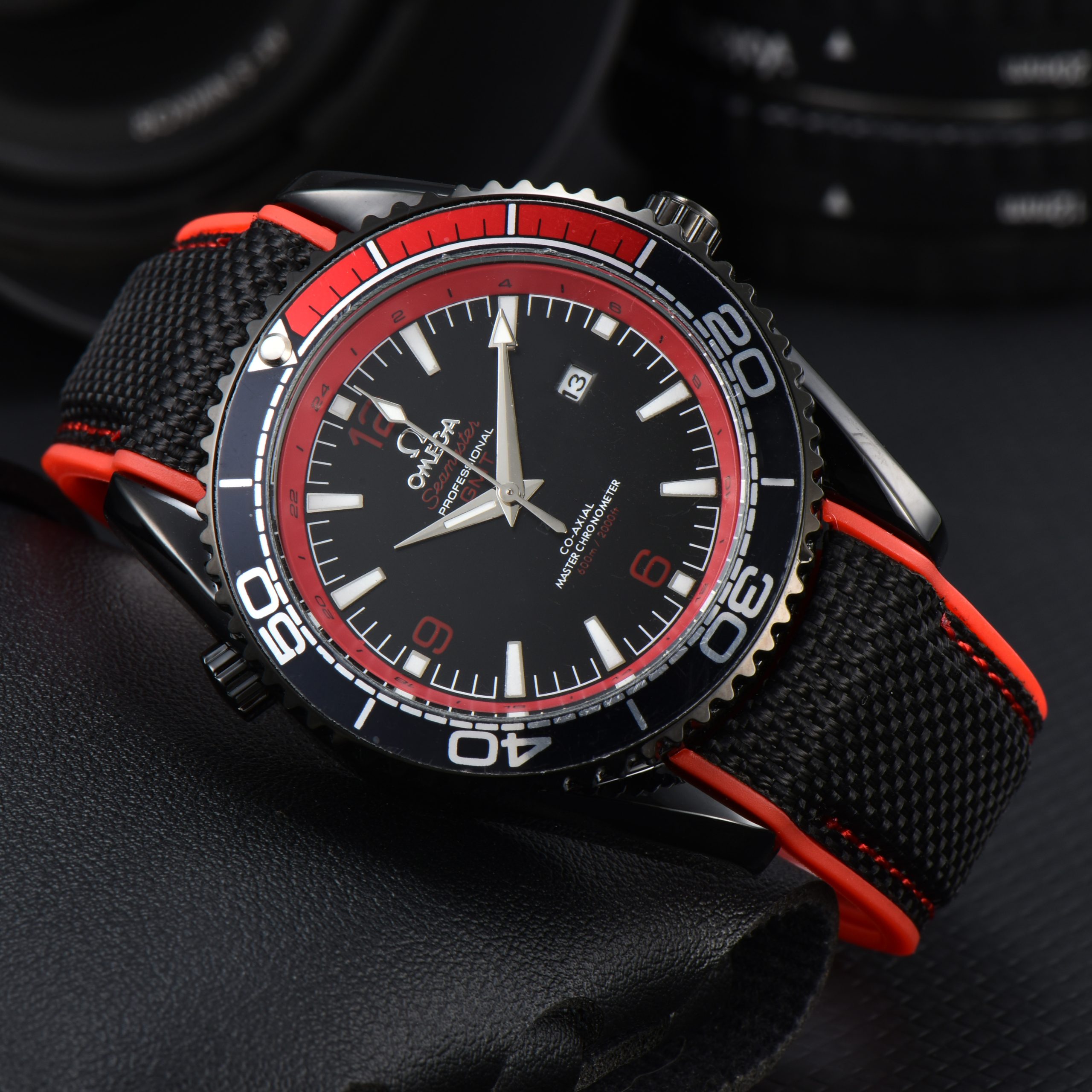 Omega Seamaster Planet Ocean 600M Men's Watch 3-pin Calendar Quartz Watch O SPO600 - Image 6