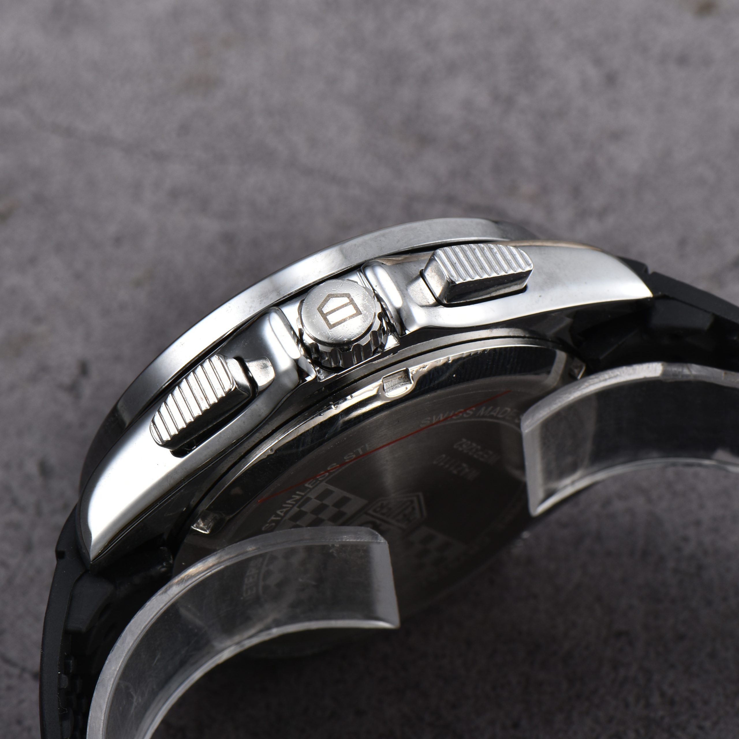 TAG Heuer Carrera Chronograph silicone tape watch casual fashion TH Carrera 1 - Image 9