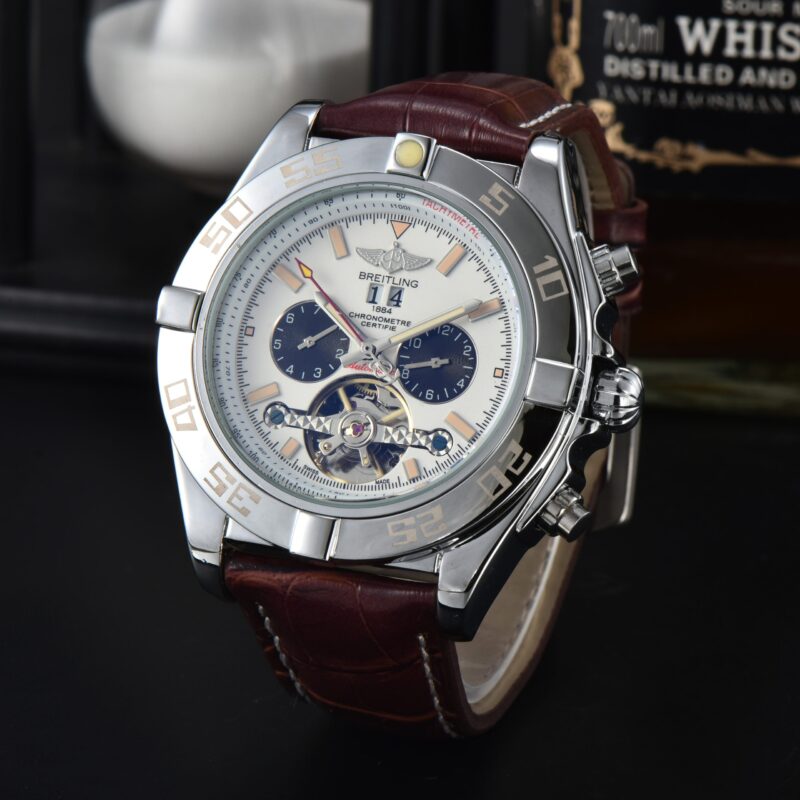Breitling Chronomat Centennial Tourbillon Mechanical Steel Belt Tooth Ring Large Dial B Chronomat