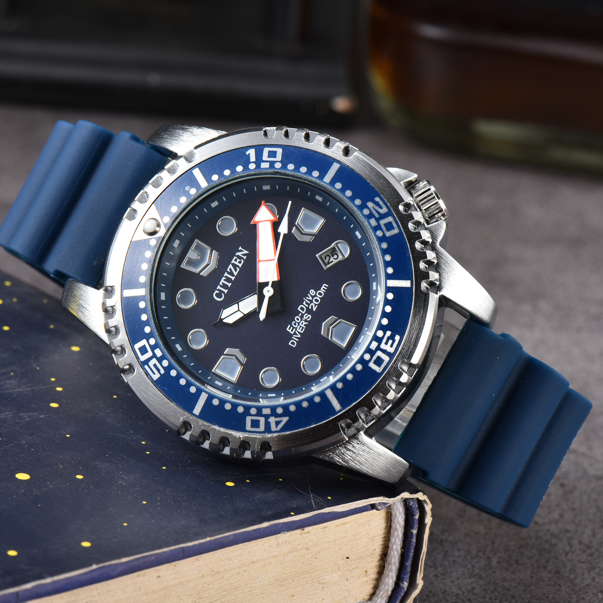 Citizen Promaster Dive 3-Pin Work Series Quartz Watch Rubber Belt watch C Promaster Dive - Image 7