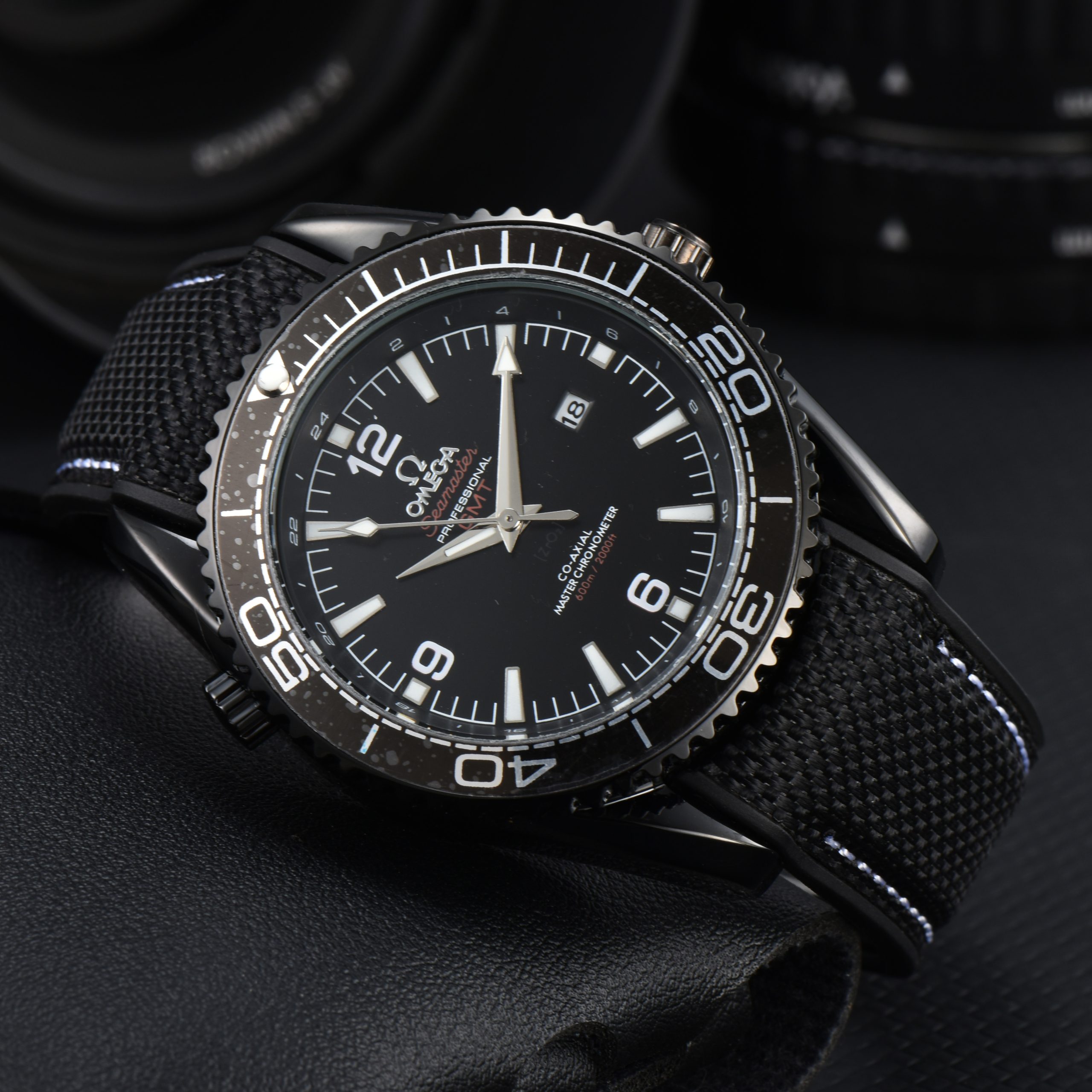 Omega Seamaster Planet Ocean 600M Men's Watch 3-pin Calendar Quartz Watch O SPO600 - Image 7