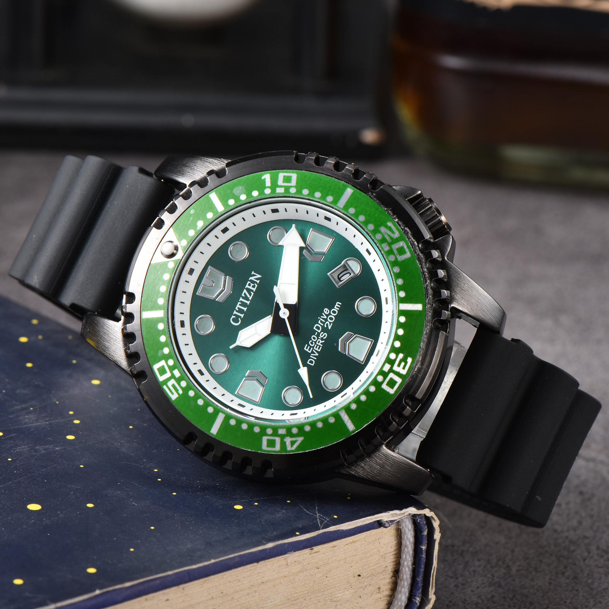 Citizen Promaster Dive 3-Pin Work Series Quartz Watch Rubber Belt watch C Promaster Dive - Image 10